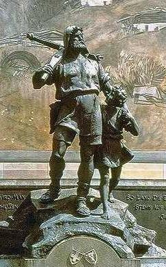 Willhelm Tell Denkmal in Altdorf